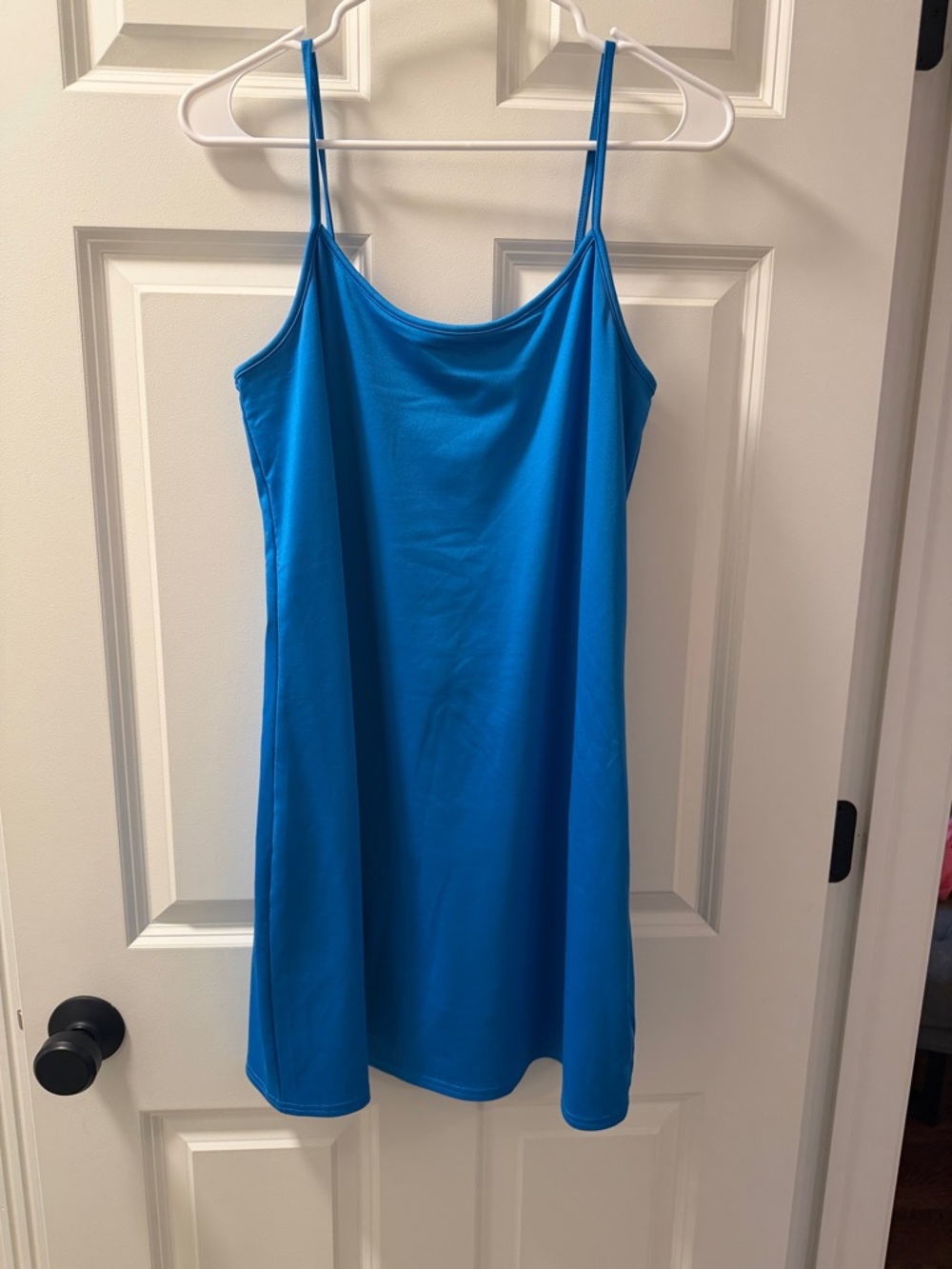 J. Crew Bright Blue Spaghetti-Strap Mini Dress / skort